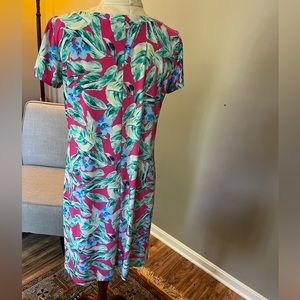 Pappagallo Floral Short Sleeved Dress